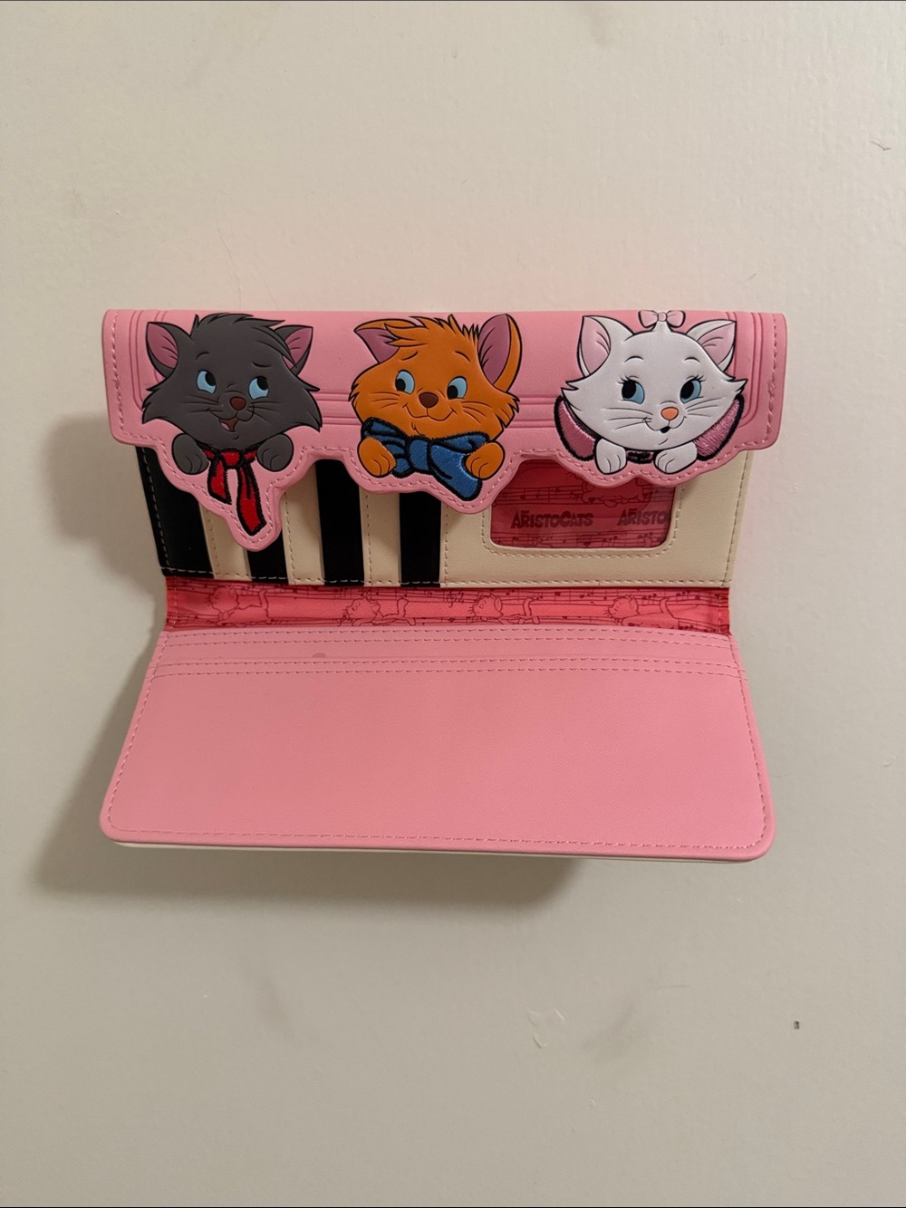 Loungefly Aristocats Pink Trifold Wallet